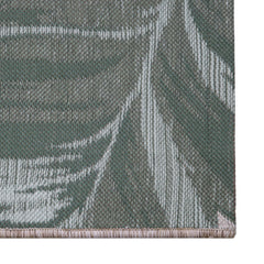 Better Homes & Gardens Palm Leave Reversible Rug, Green/White, 7' x 10'