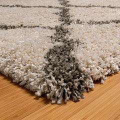 Thomasville Marketplace Luxury Shag Rug Collection, Trellis, 6'6' x 9'6'