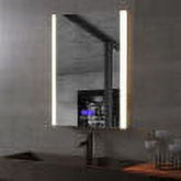 24" x 32" Single Door LED Light Bluetooth Medicine Cabinet