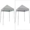 Garden Winds Custom Fit Replacement Canopy Top Cover Compatible with The MasterCanopy AbcCanopy Base 10'x 10', Canopy Top 8' x 8' Slant Leg - Upgraded Performance RIPLOCK 350 Fabric - Slate Gray