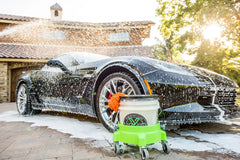 Liquid X Dual Bucket Car Wash Kit with High Performance Bucket Dollies