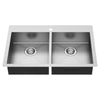 American Standard Edgewater 33-in x 22-in ADA Double Bowl Kitchen Sink in Stainless Steel