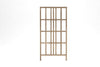 Urbana 39" L x 77" H Modern Vinyl Trellis, Espresso Brown