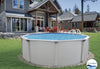 Colombia 21' x 54" Round Above Ground Swimming Pool Platinum Package