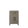 Laurel 20 in W x 18 in D Grey Oak Single Bath Vanity and Acrylic Top