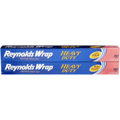 Reynolds Wrap Heavy Duty Aluminum Foil, 18' x 33.33 yd, 2-count