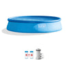 Intex 10' x 30" Easy Set Above Ground Swimming Pool With Filter Pump