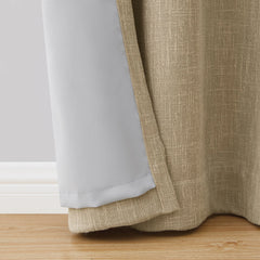 Tan Textured Woven Blackout Curtain Panel, Better Homes & Gardens, 50" x 63"