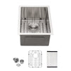 Lordear 14"x 18"Kitchen Sink Undermount Stainless Steel Brushed Bar Sink