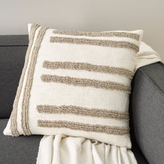 Mina Victory Cotton 20" x 20" Decor Pillow, 2-pack