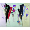 Ceramic Tile Mural-Wassily Kandinsky Abstract Tile Mural Modern House Construction. 21.25" w x 17" h using (20) 4.25 x 4.25 ceramic tiles