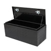 IVV Aluminum Truck Trailer Tool Box Pickup Underbody Truck Bed Storage Toolbox RV Trailer Organizer with T-Handle Latch Dual Lock Keys - Black, 42"L x 18"W x 17"H