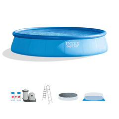 Intex 18' x 48" Inflatable Outdoor Pool Set with Filter Cartridges (6 Pack)