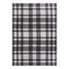 Better Homes & Gardens Buffalo Plaid Reversible Rug, Black/White, 7' x 10'