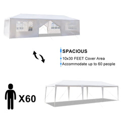 Zimtown 10'x 30' Third Generation Gazebo Canopy Outdoor Party Wedding Tent
