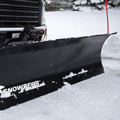SnowBear UNIVERSAL 82-Inch x 19-Inch Hitch-Mounted Winch Driven Snowplow