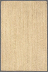 nuLOOM Larnaca Seagrass Solid Outdoor Area Rug, 5' x 8', Dark Gray