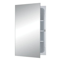 Jensen 1438 16 x 26 in. 1 Door Focus Frameless Medicine Cabinet with Polished Mirror