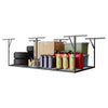 Riedhoff Garage Overhead Storage Racks 72" x 36", with Stable Triangle Support, Black