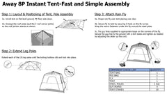 OMNICORE DESIGNS Instant8 Instant Cabin Tent - 13' x 9' Sleeps 8