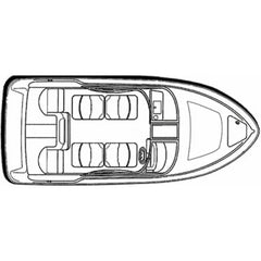 Carver 78004 Flex-Fit Boat Cover - 17'-19' Length x 96" Width