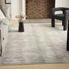 Nourison Modern Abstract Abstract Grey Gold 5'3" x 7'6" Area Rug (5x8)