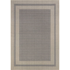 nuLOOM Antonella Bordered Solid Indoor/Outdoor Area Rug, 8' x 10', Beige