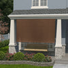Coolaroo 4' x 6' Outdoor UV Blocking Cordless Solar Roller Shade Blind, Mocha