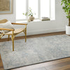 Livabliss Alpharetta Vintage Floral Area Rug,5'3" x 7',Cream/Gray