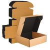 UCANPACK Black Mailer Boxes 30 x 17 x 8" (Color Inside) - 10 Pack Medium Cardboard Boxes, 30x17x8 Shipping Boxes - Custom Mailing Boxes Made in USA