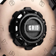 Grid OffRoad Custom Wheel 20" x 10" RIm Matte Black with Bronze Face Wheel