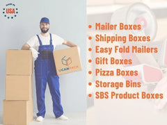 UCANPACK Black Mailer Boxes 30 x 17 x 8" (Color Inside) - 10 Pack Medium Cardboard Boxes, 30x17x8 Shipping Boxes - Custom Mailing Boxes Made in USA