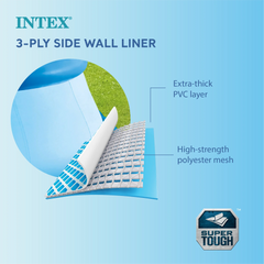 INTEX Easy Set 15ft x 42in Inflatable Above Ground Swimming Pool w/ Pump