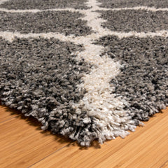 Thomasville Marketplace Luxury Shag Rug Collection, Trellis, 7'10" x 10'