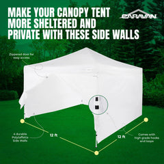Caravan Canopy M-Series 12 x 12 Foot Tent Sidewalls (Not Including Frame/Roof)