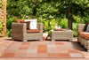 United Weavers Mali Dabeda Contemporary Geometric Area Rug, Orange, 5'3" x 7'6"