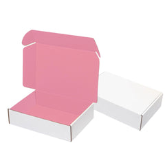 UCANPACK Pink Mailer Boxes 15 x 11 x 2" (Color Inside) - 50 Pack Color Mailer Boxes, 15x11x2 Shipping Boxes - Custom Mailing Boxes Made in USA