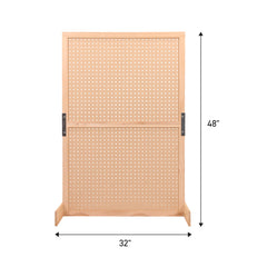 SSWBasics Peg Board Display Stand for Jewelry and Accessories - 32" W x 48"H - Standing