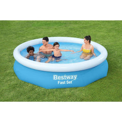 Bestway Fast Set 10 x 26 Round Inflatable Pool Set