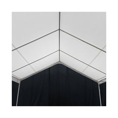 King Canopy 18' x 27' White Drawstring Carport Canopy Cover