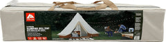 Ozark Trail 15' x 15' 8-Person Bell Tent with String Lights, 22.57 lbs