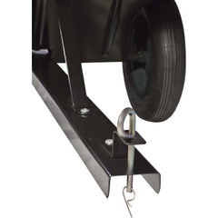 Ironton Trailered Garden Hose Reel, Holds 5/8in. x 400ft. Hose
