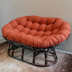 Blazing Needles 78 x 58 in. Oversize Double Papasan Solid Twill Cushion