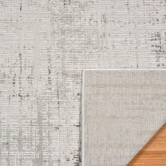Divina Area Rug, Aloma Cream & Gray, Runner, 2'6' x 7'