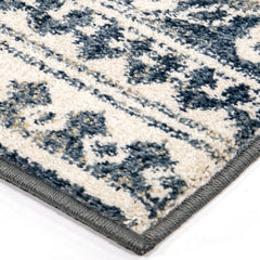My Texas House Delilah 5'3" X 7'6" Blue Geometric Area Rug
