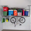MonsterRax 4' x 8' Overhead Garage Storage Rack Holds 500 Pounds, White