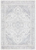 SAFAVIEH Restoration Vintage April Medallion Area Rug, Grey/Ivory, 8' x 10'