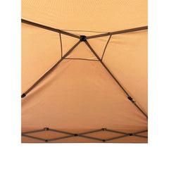 Garden Winds Custom Fit Replacement Canopy Top Cover Compatible with The Phi Villa Base 12' x 12', Canopy Top 9' x 9' Slant Leg - Upgraded Performance RIPLOCK 350 Fabric - Slate Gray