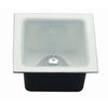 ProFlo PF906K 12" x 12" Enameled Cast Iron Floor Sink with Aluminum Strainer