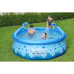 Bestway - H2OGO! 9' x 30" OctoPool Inflatable Spray Swimming Pool for Kids